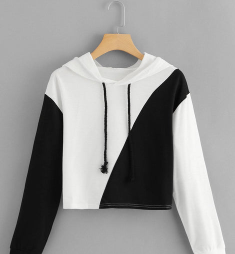 Cut And Sew Hoodie